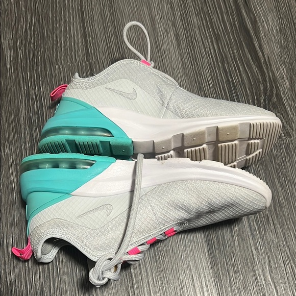 Nike Gray and Pink Sneakers with Breathable Upper - Picture 5 of 6